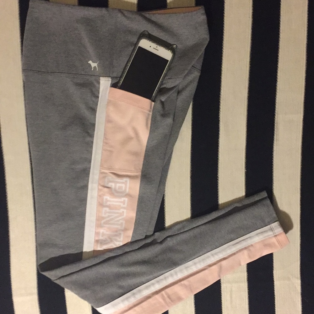 VS Pink high waisted pocket leggings